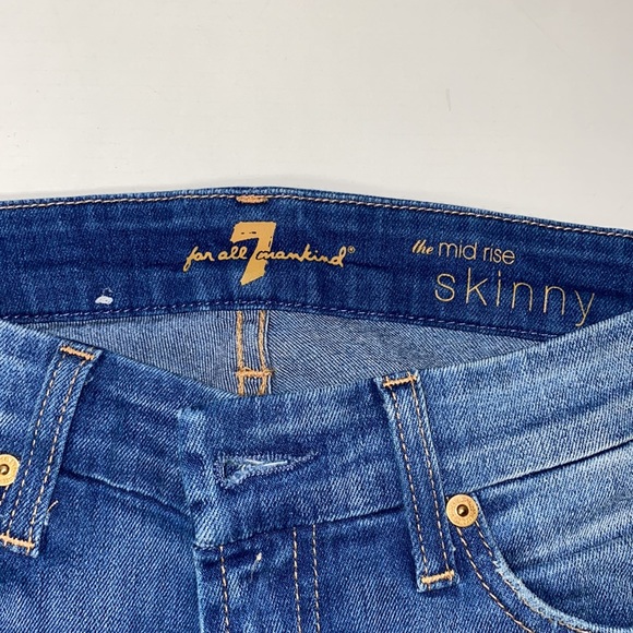 7 for all mankind skinny jeans - Picture 6 of 10